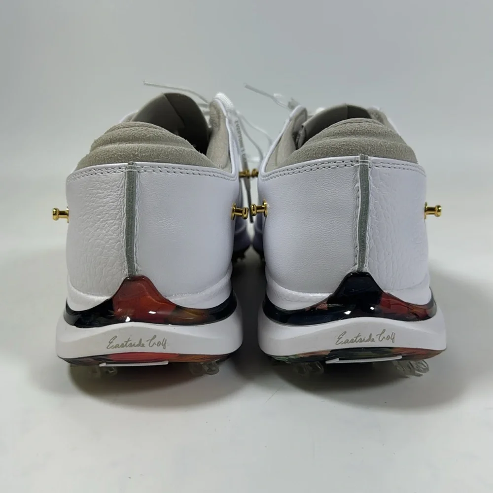 Men’s Nike Air Zoom Victory Tour 3 NRG Eastside Golf White-Gold FJ2241-101 - Picture 4 of 4